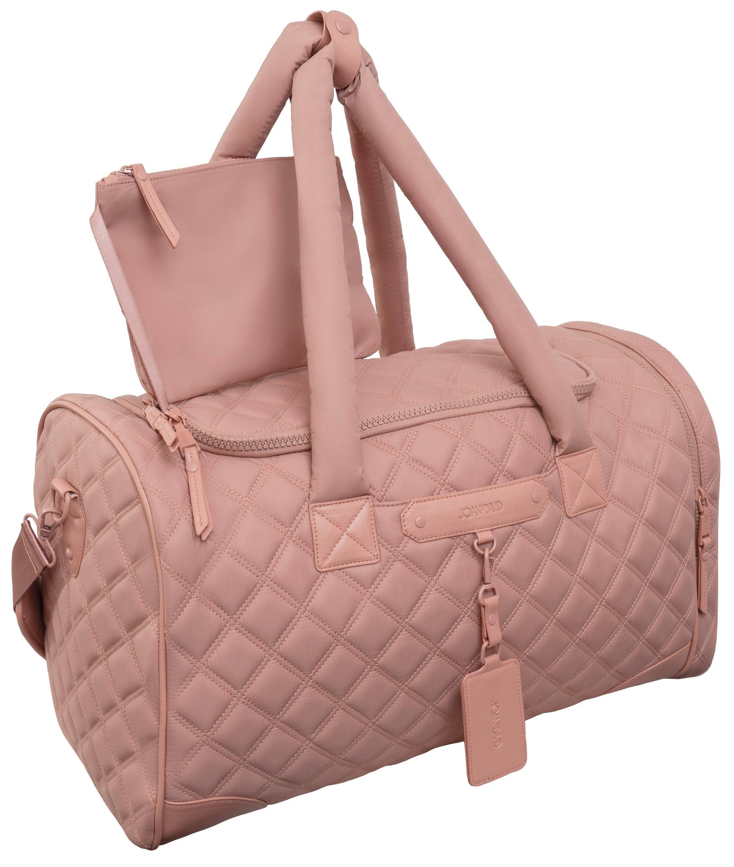 Diamond Quilted Parachute Nylon Duffel