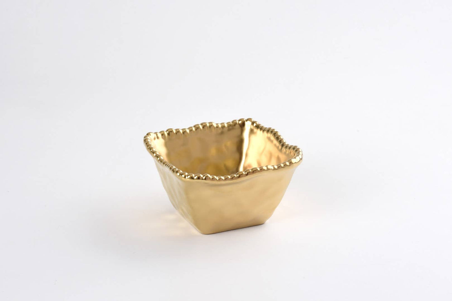 Square Snack Bowl - Gold