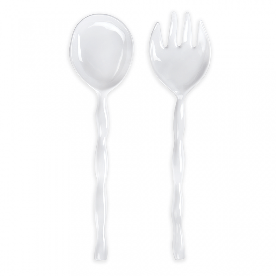 Ruffle Salad Servers