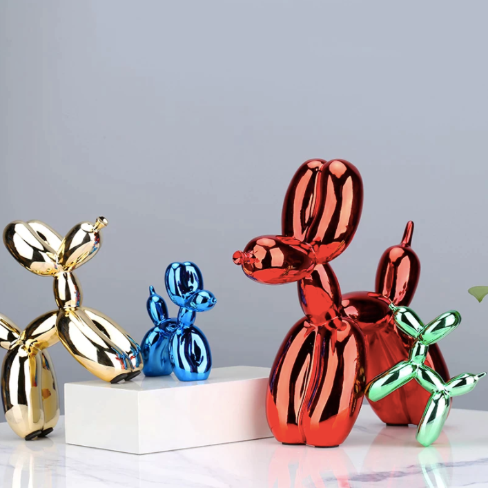 Electroplating Balloon Dog Sculpture