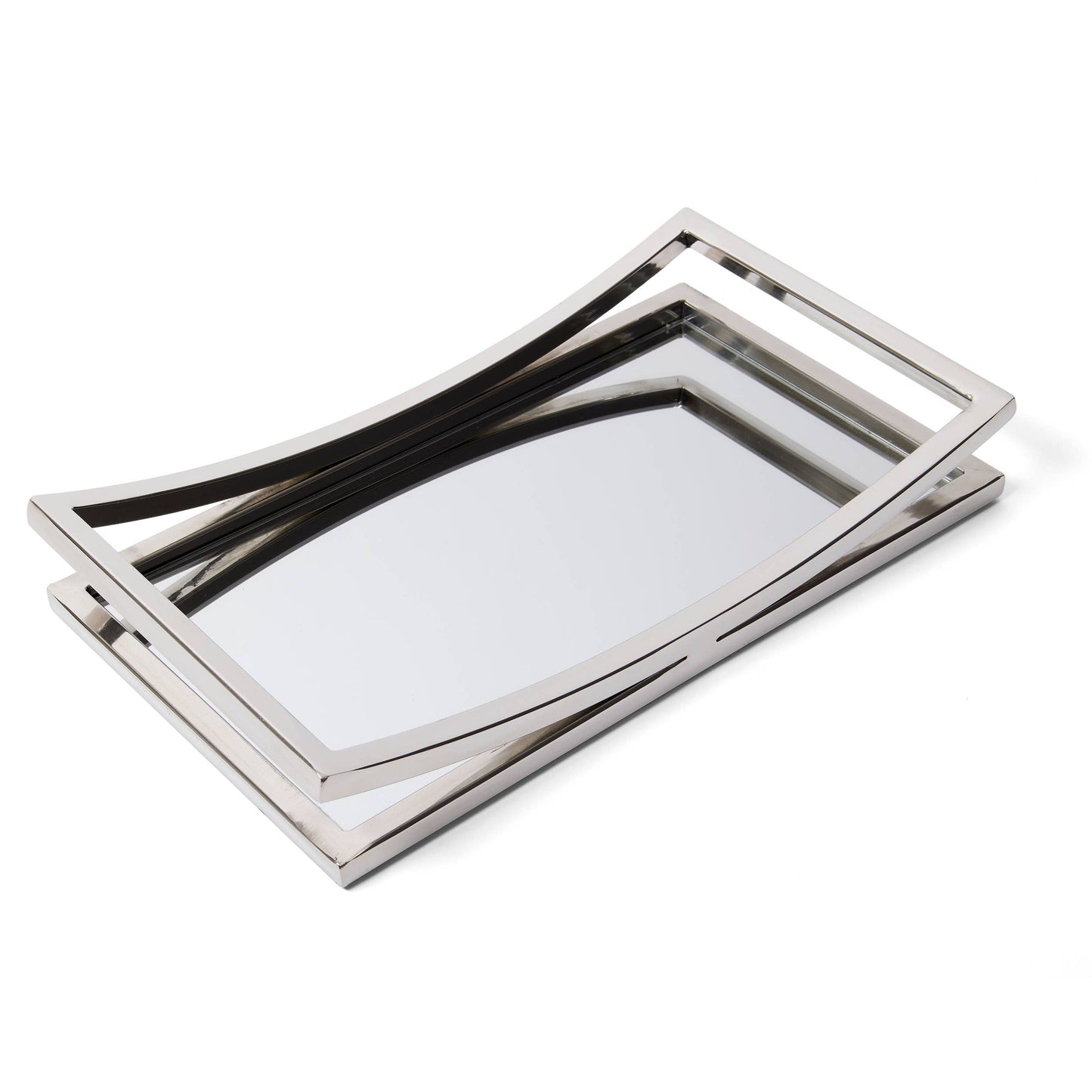 Beam Rectangular Mirror Tray, 14"