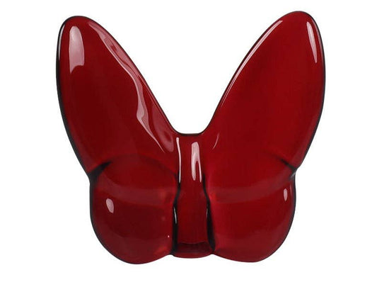 Le Mariposa Exclusive Crystal Butterfly Home Decor in Burgundy