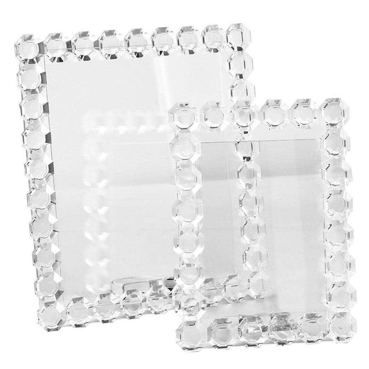 Octagon Crystal Picture Frame