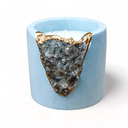 Odyssey Powder Blue Candle