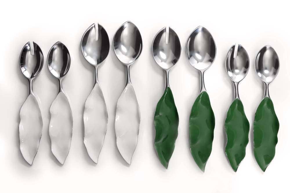 Verdura Salad Servers Set Green