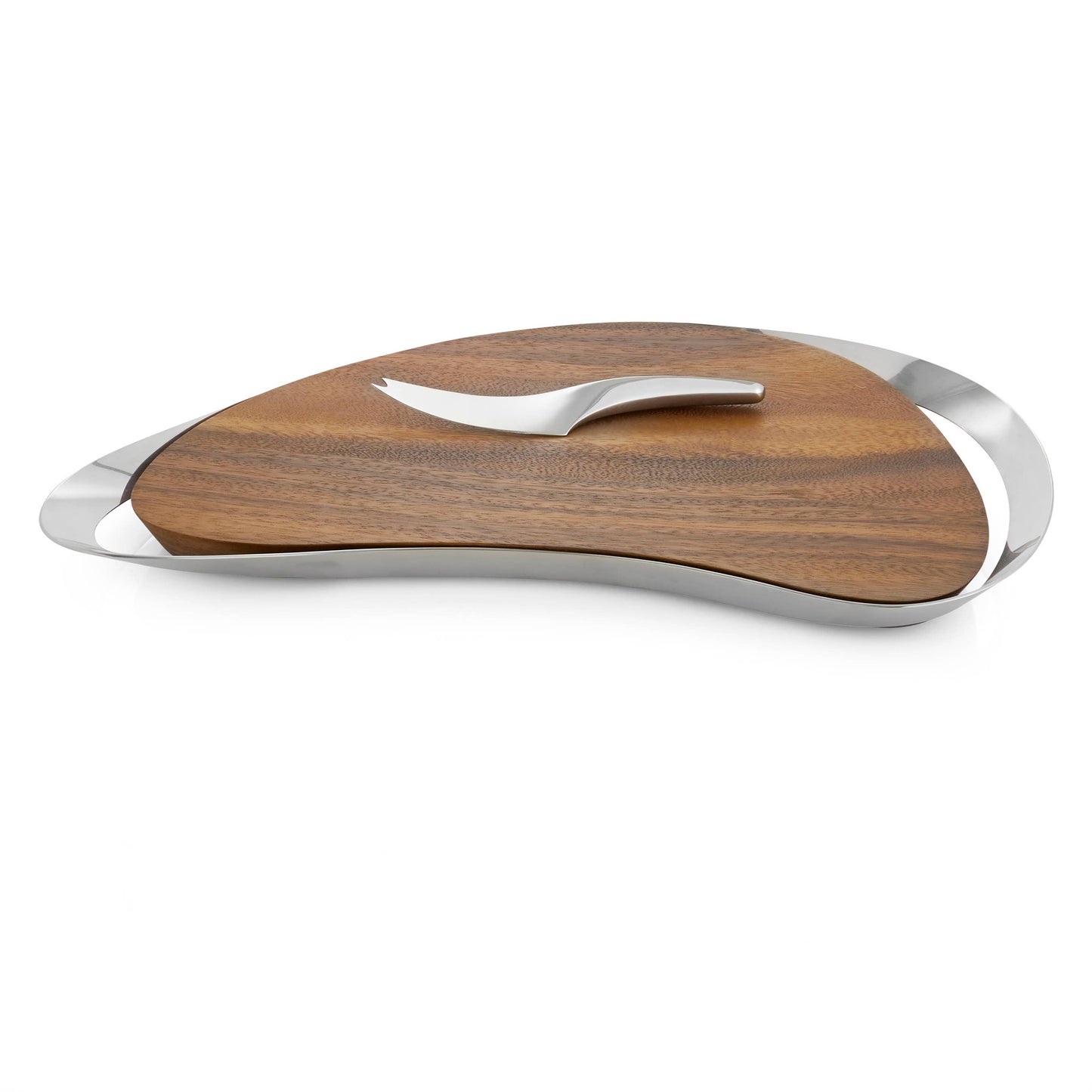 Nambe Pulse Cheese Board w/ Knife