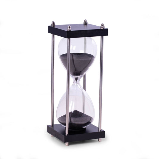 30 Minute Hourglass - Wood Sand Timer