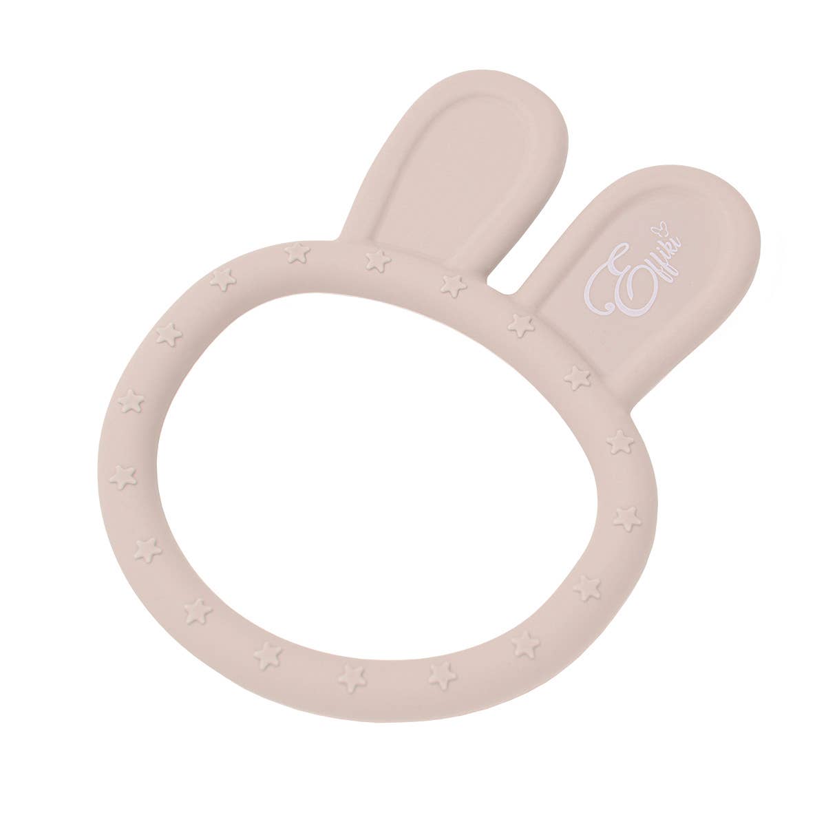 SILICONE TEETHER - BEIGE BUNNY